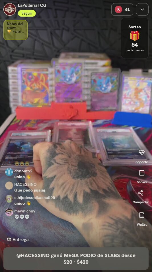Lote de Cartas Pokémon Graduadas