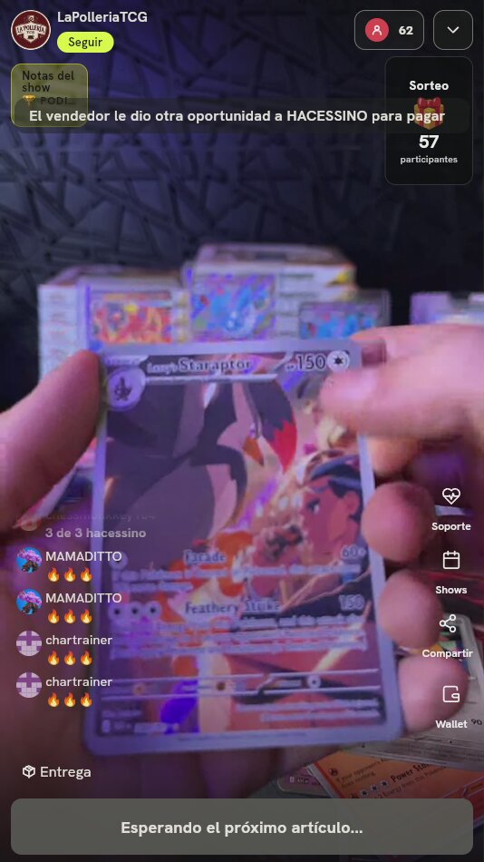 Lote Cartas Pokémon