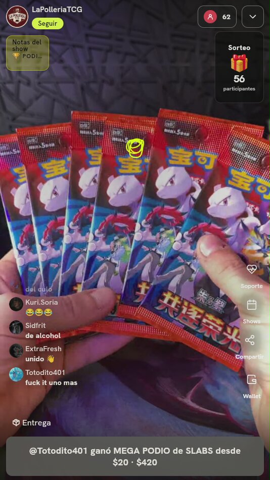 Sobres Pokémon Chasing Glory Together