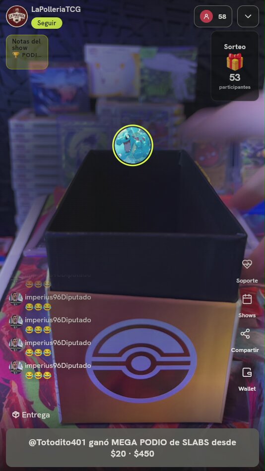 Caja Pokémon con sobres coleccionables