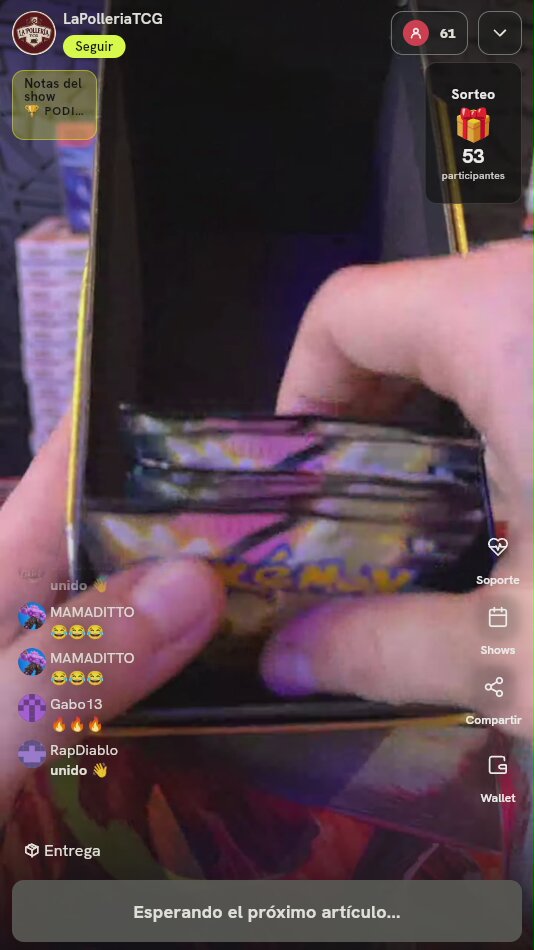 Caja Pokémon con sobres
