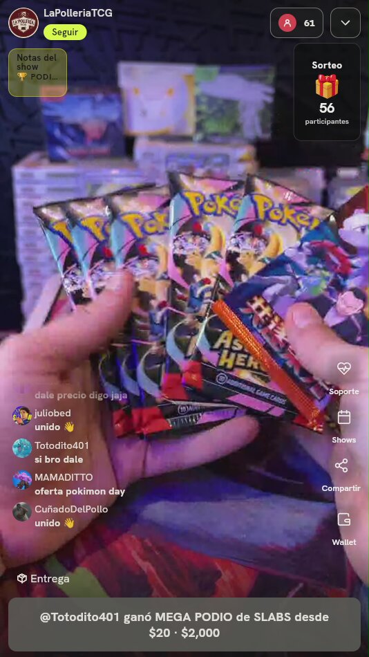 Sobres Pokémon Ascended Heroes