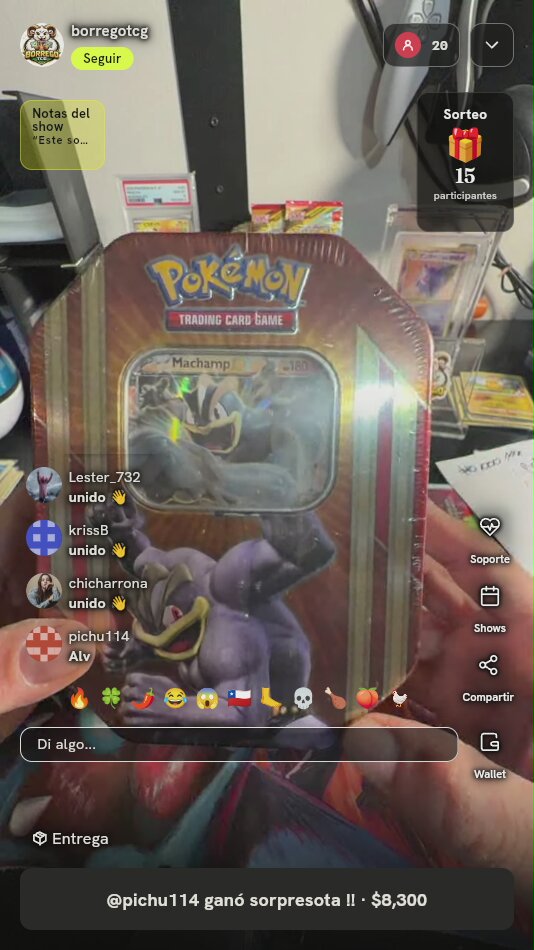 Lata Pokémon Machamp EX