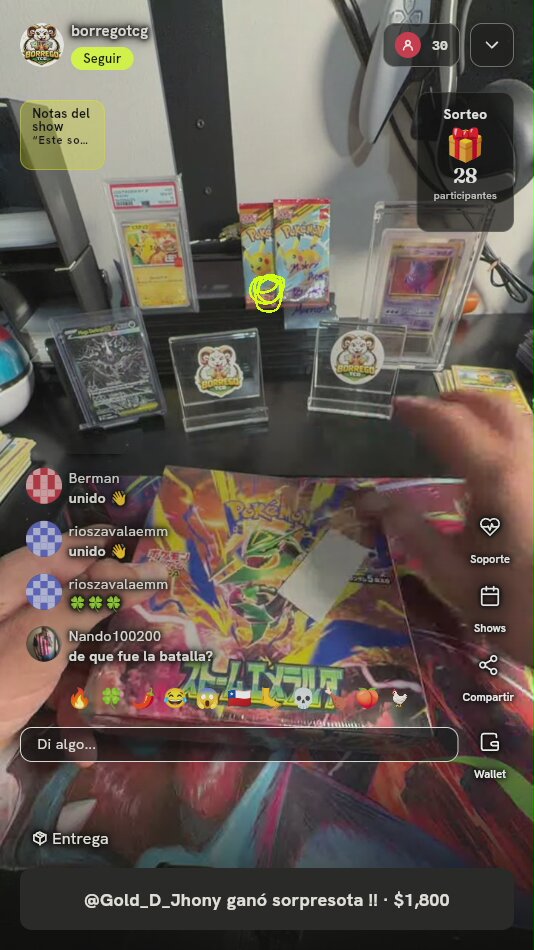 Caja Booster Pokémon Storm Emeralda