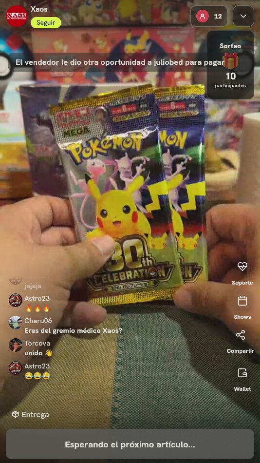 Sobres Pokémon 30th Celebration