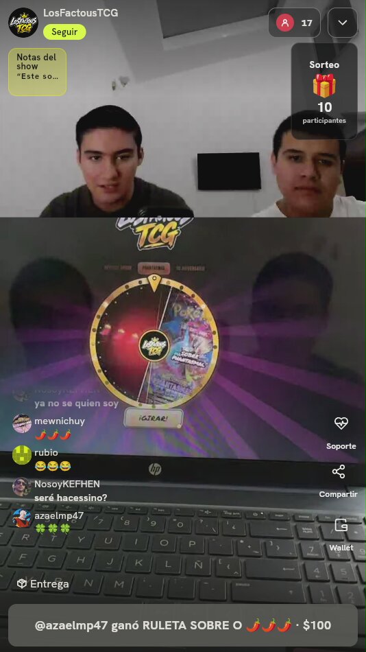 Ruleta de Sobres Pokémon