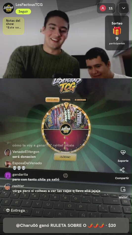 Ruleta de Sobres Pokémon