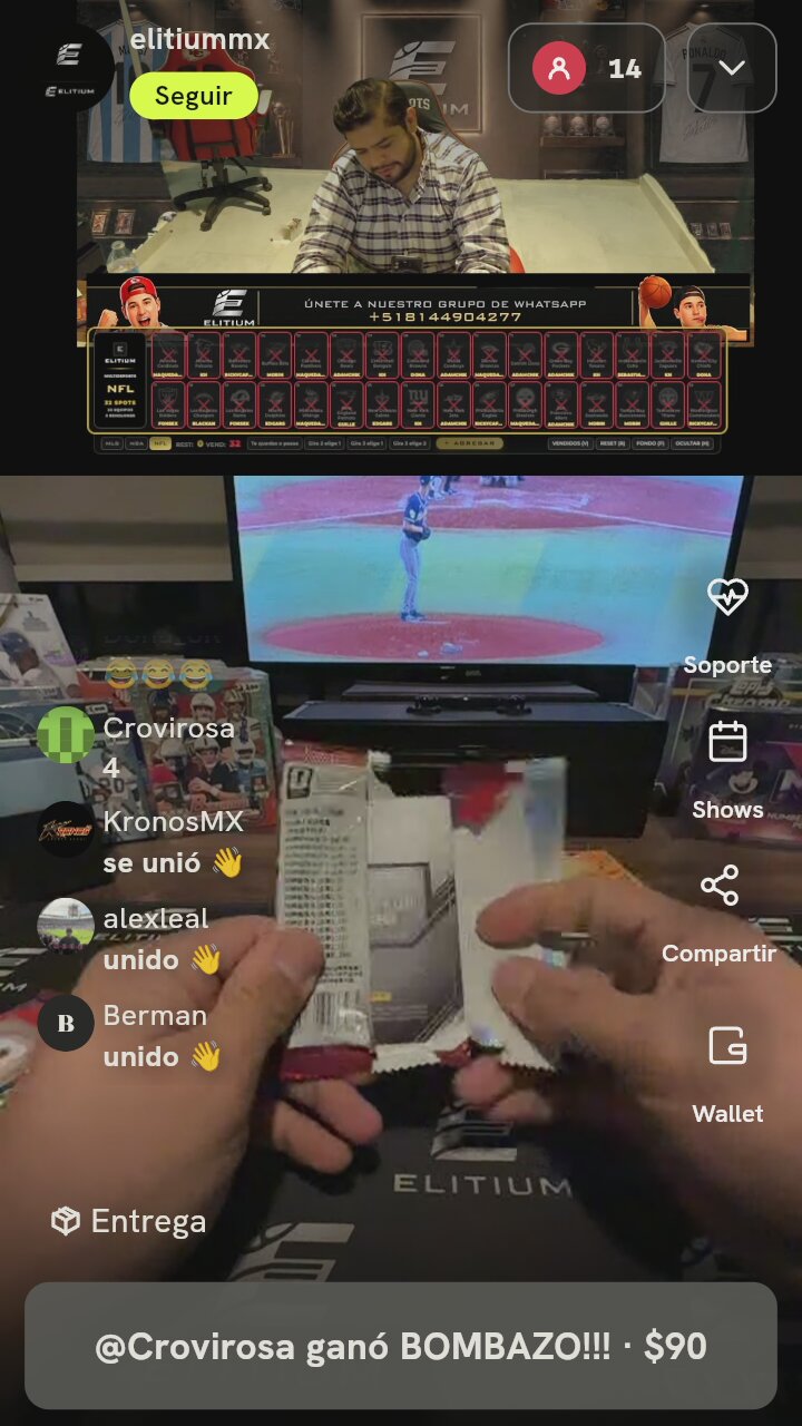Sobres de cartas deportivas