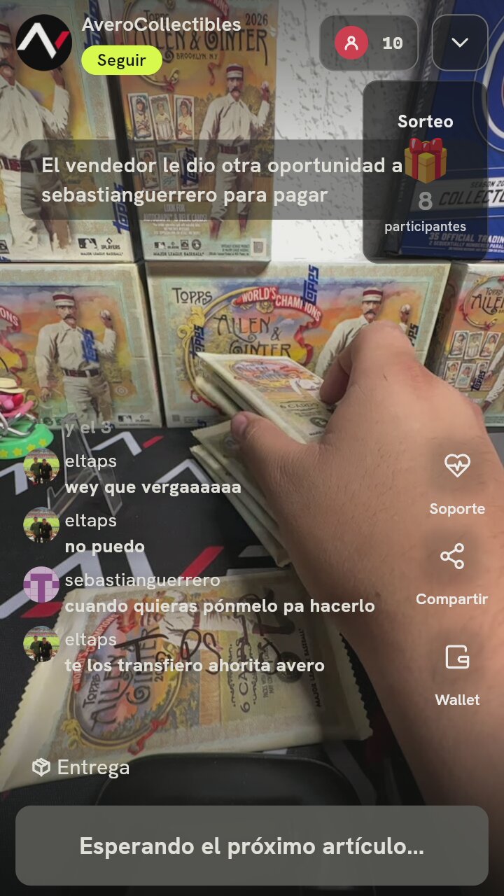 Artículo vendido
