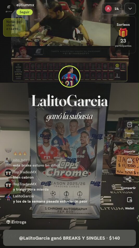 Topps Chrome 2025/26 Hobby Box
