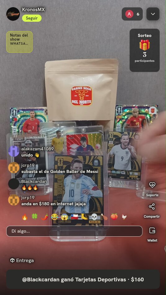 Lionel Messi Golden Baller Panini