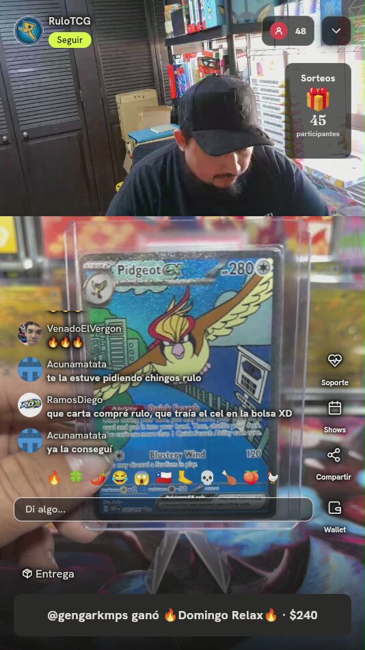 Pidgeot ex Obsidian Flames 225/197