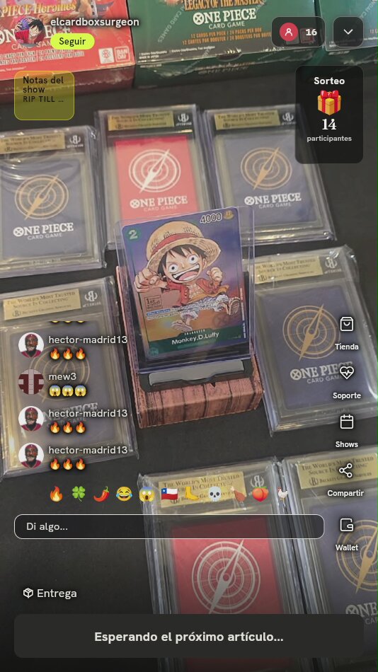 Monkey D. Luffy One Piece Card