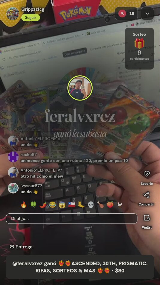 Lote cartas Pokémon con lata