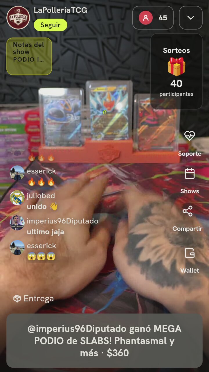Lote Cartas Pokémon en Exhibidor