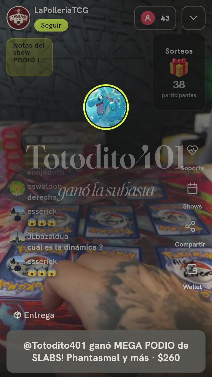 Lote de Cartas Pokémon