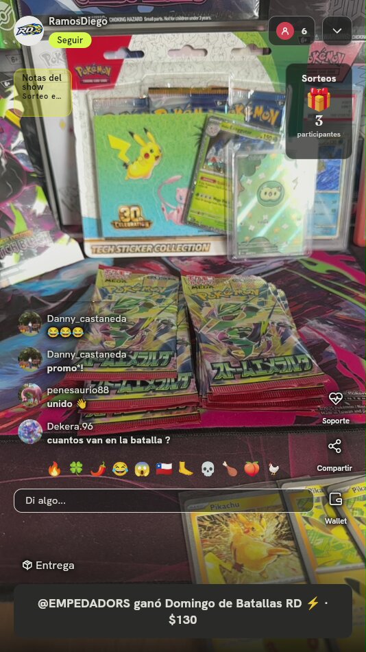 Sobres Pokémon Storm Emeralda