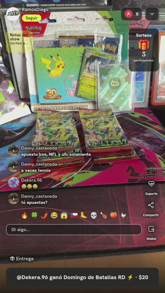 Sobres Pokémon Storm Emeralda