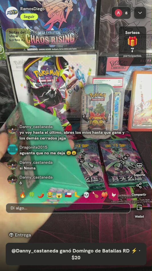 Caja sobres Pokémon Chino