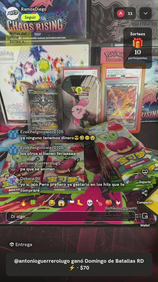 Lote Sobres Pokémon Chinos