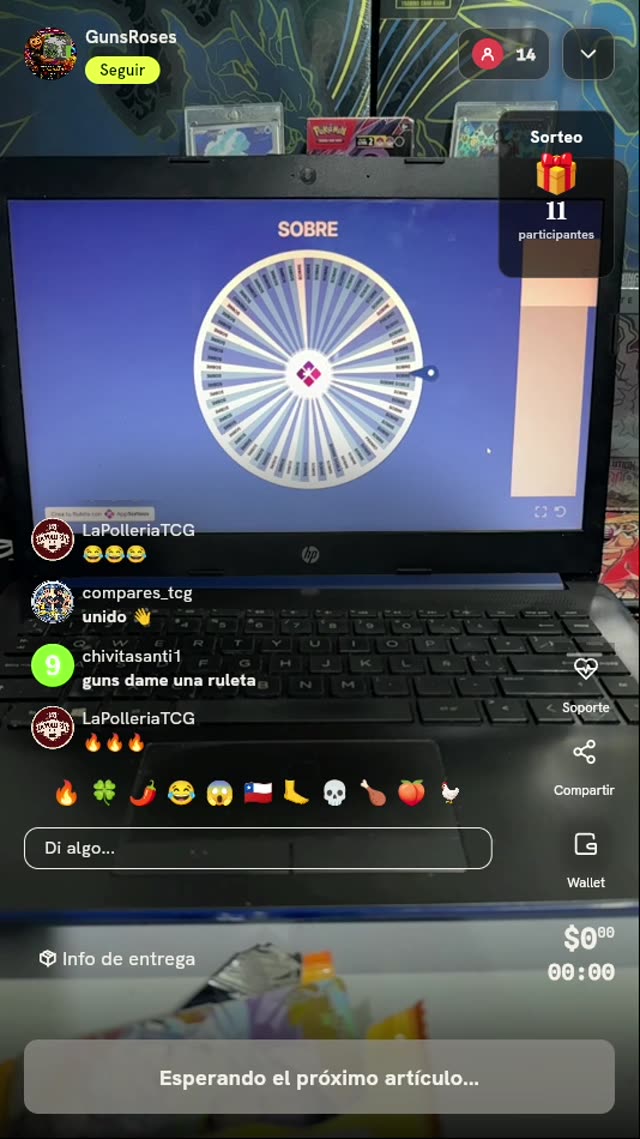Giro de Ruleta Pokémon TCG