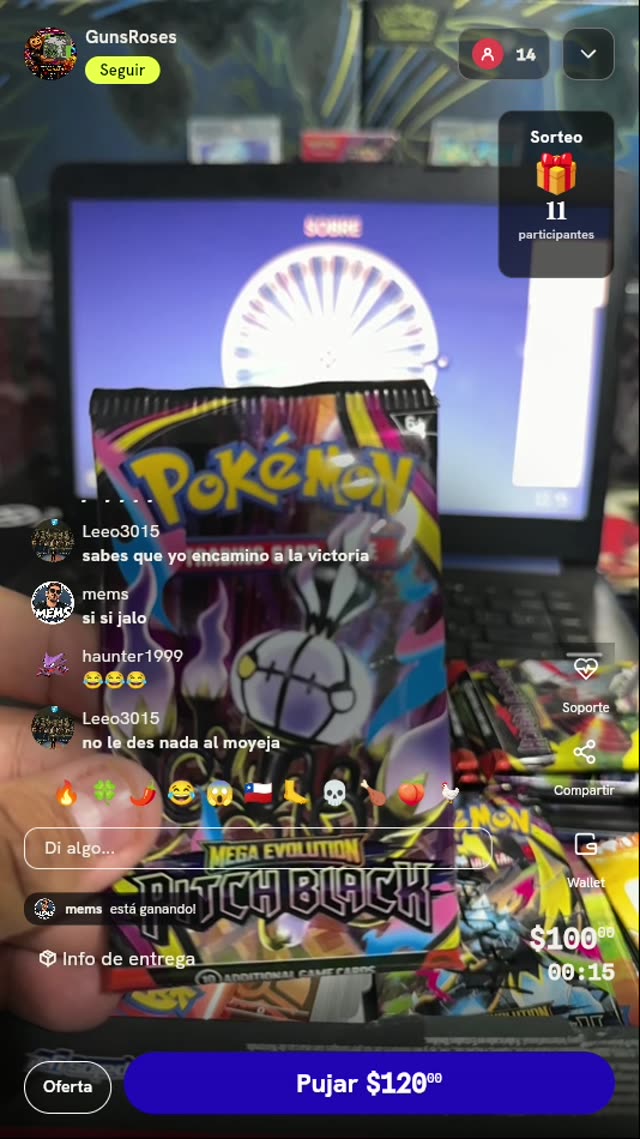 Sobre Pokémon Mega Evolution Pitch Black