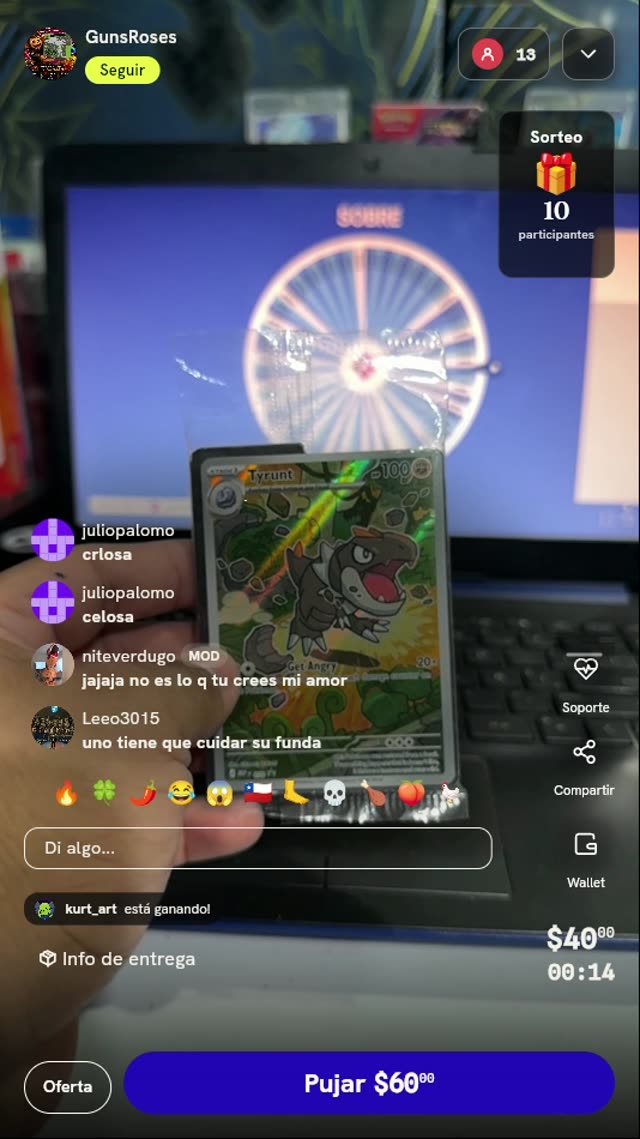 Carta Pokémon Tyrunt #070 Promo