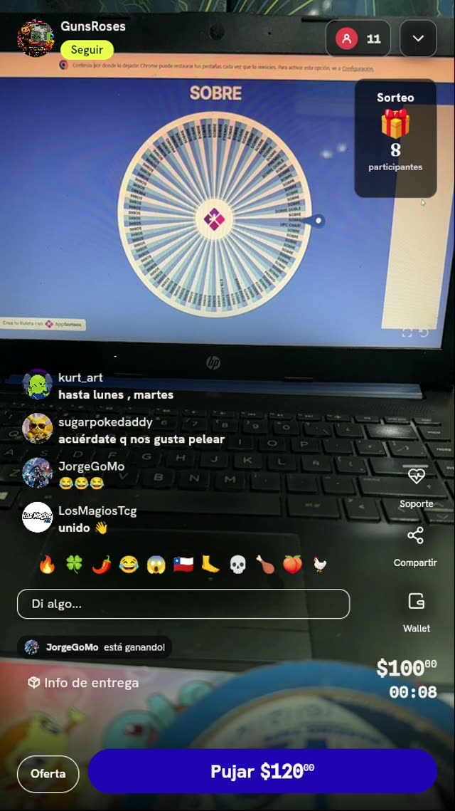 Giro de Ruleta TCG Pokémon