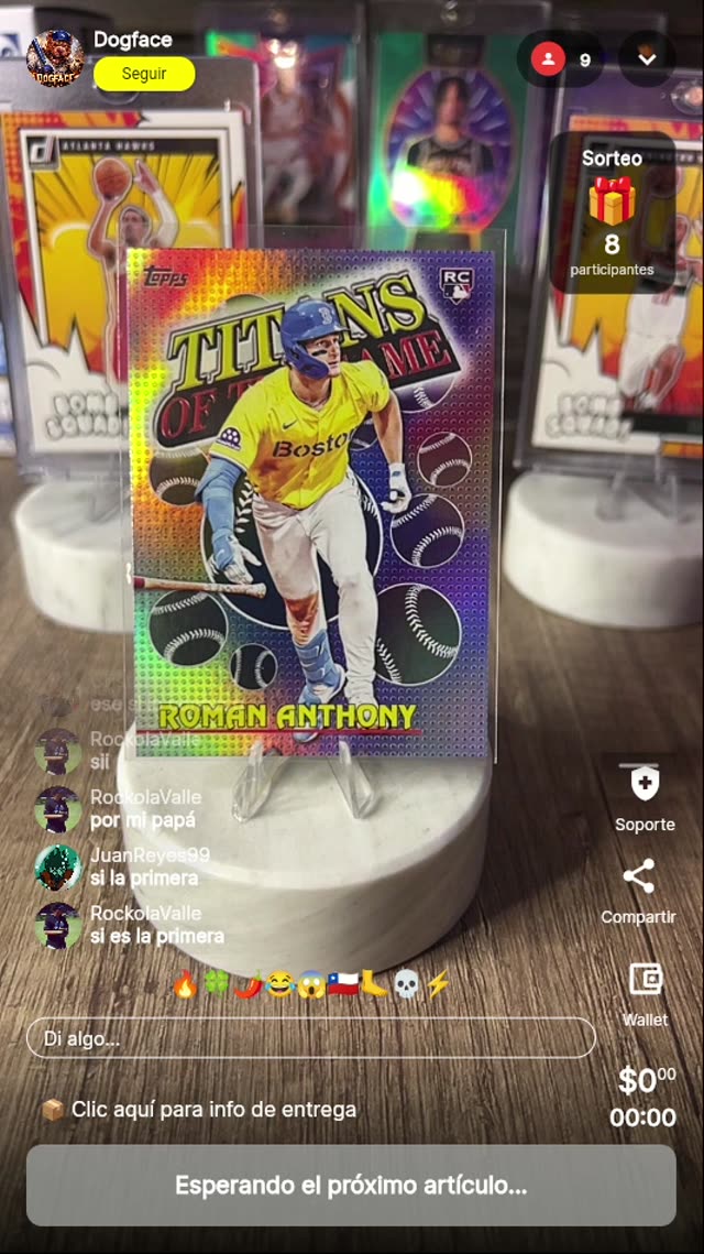 Roman Anthony Topps Titans Card