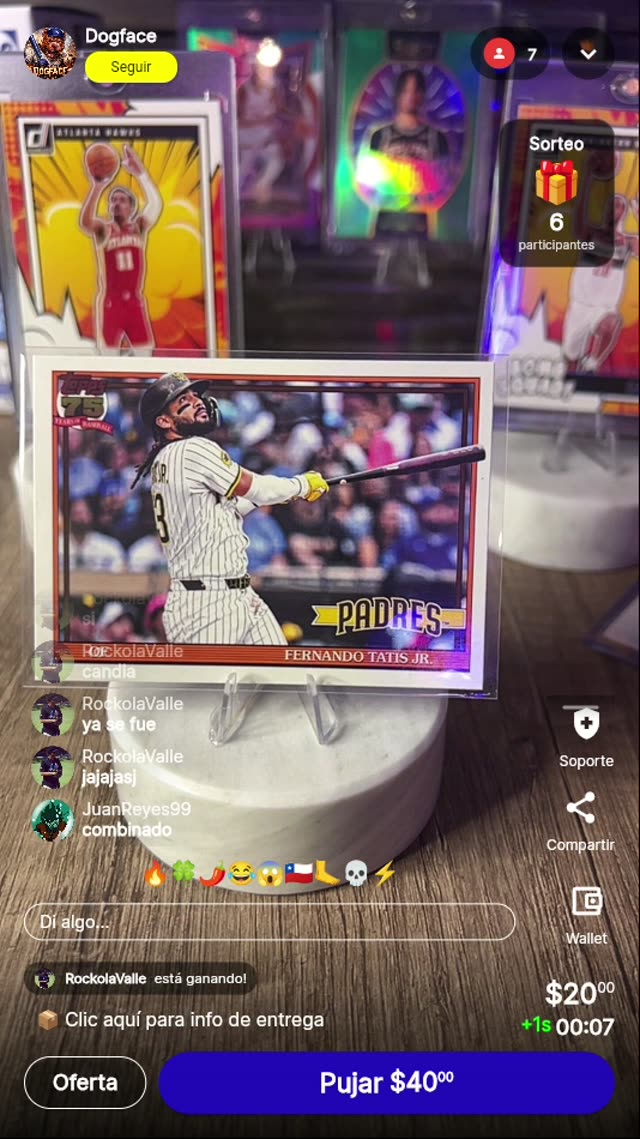 Fernando Tatis Jr. Topps Card