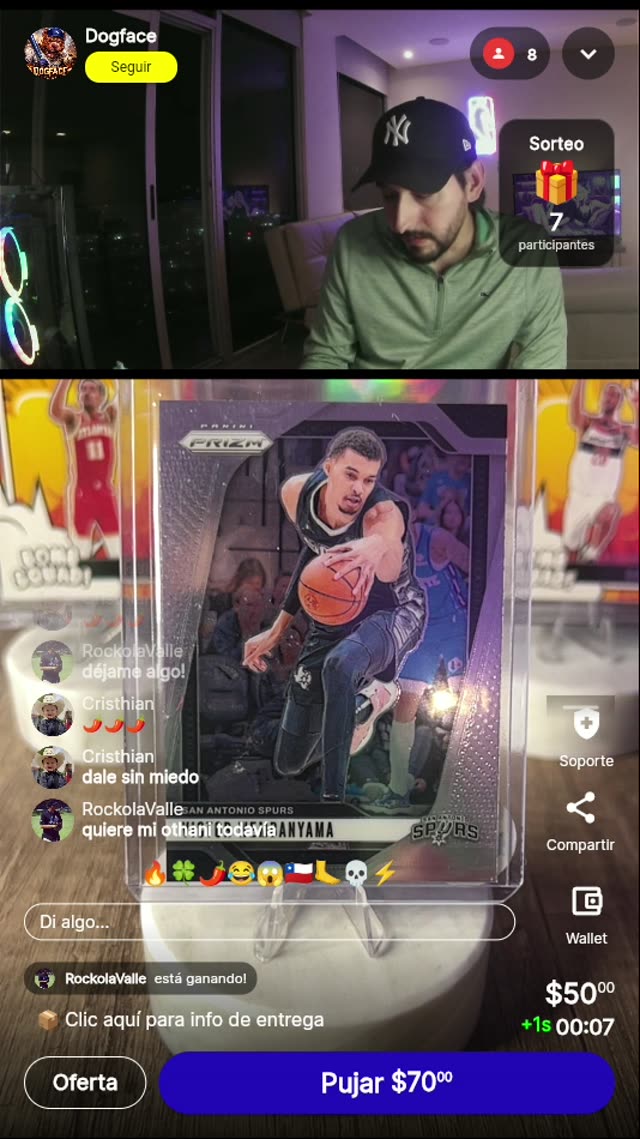 Wembanyama 2023-24 Panini Prizm Rookie Card