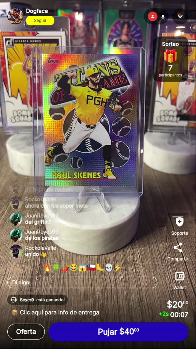 Paul Skenes Topps Titans of Game