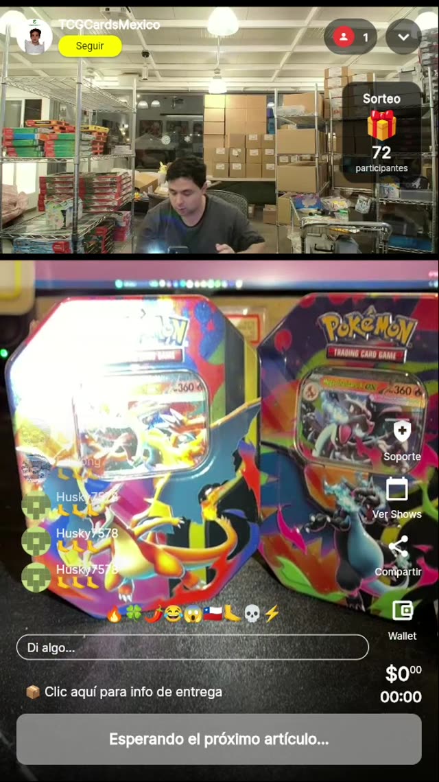 Latas Pokémon Charizard y Lucario