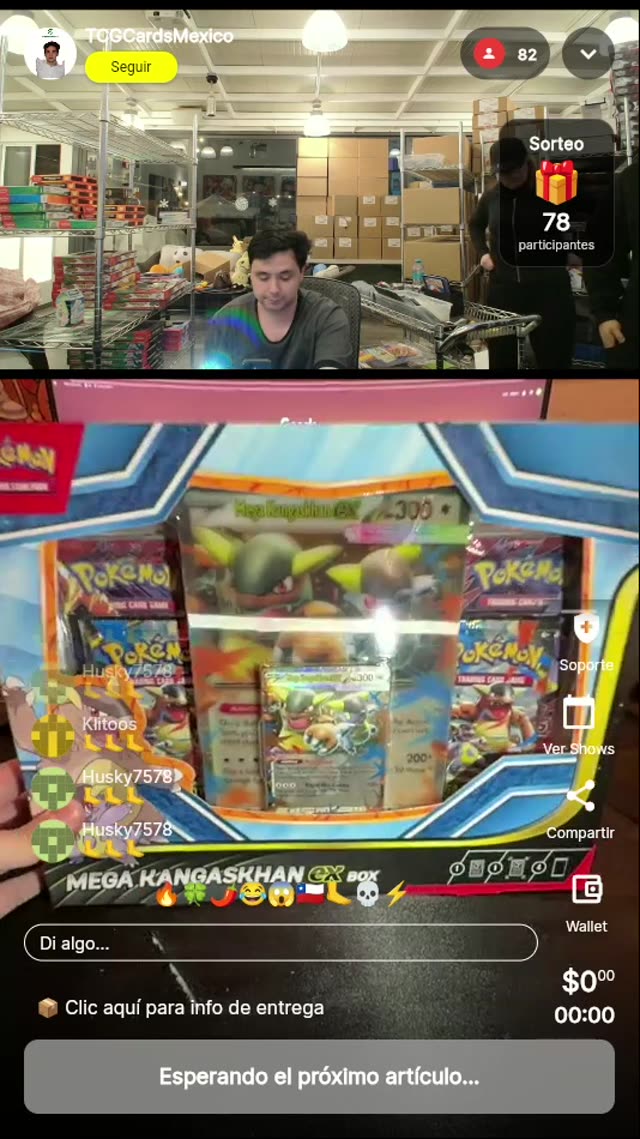 Pokémon TCG Mega Kangaskhan EX Box