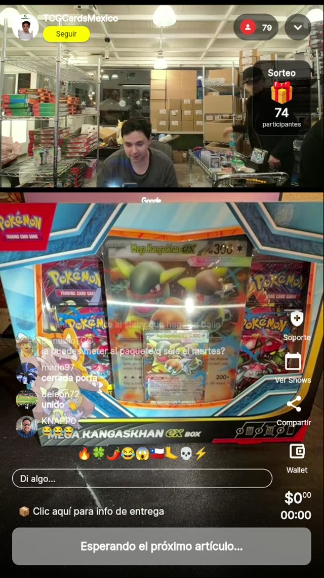 Pokémon TCG Mega Kangaskhan EX Box