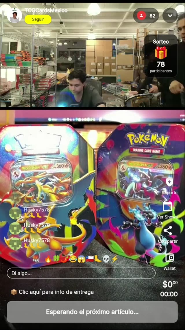 Pokémon Mega Charizard Tin Doble