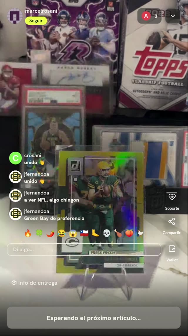 Carta Aaron Rodgers Donruss Press Proof