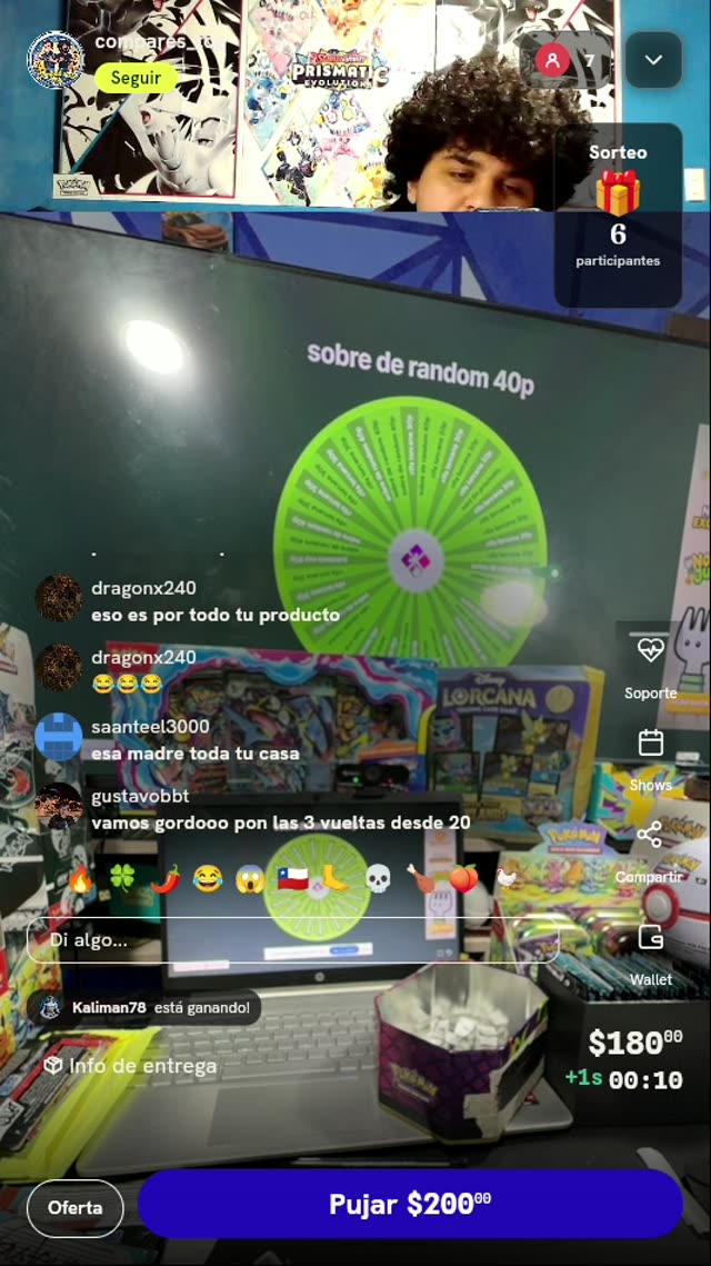 3 Giros de Ruleta Misteriosa TCG