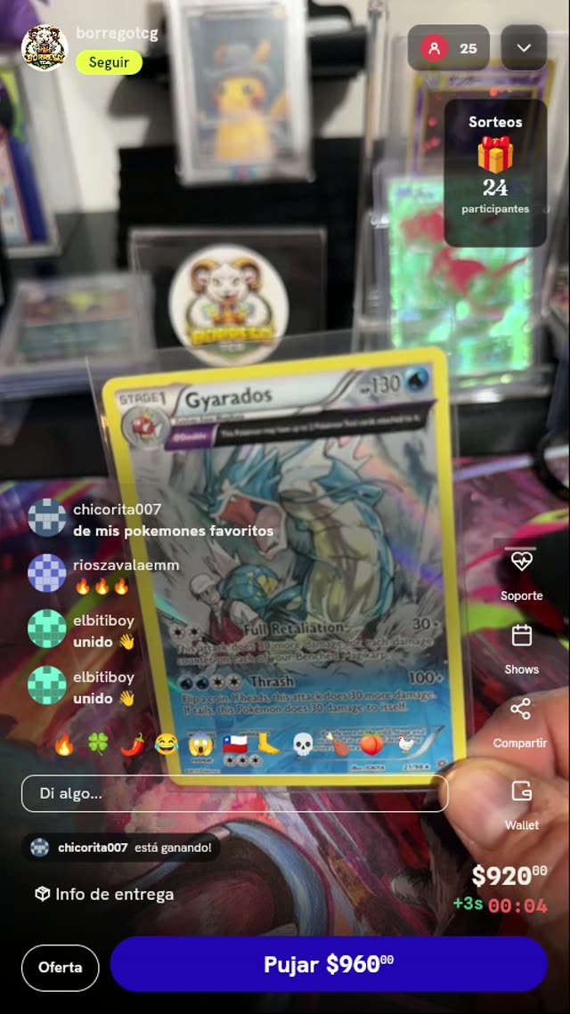 Carta Pokémon Gyarados 21/98 Ancient Origins