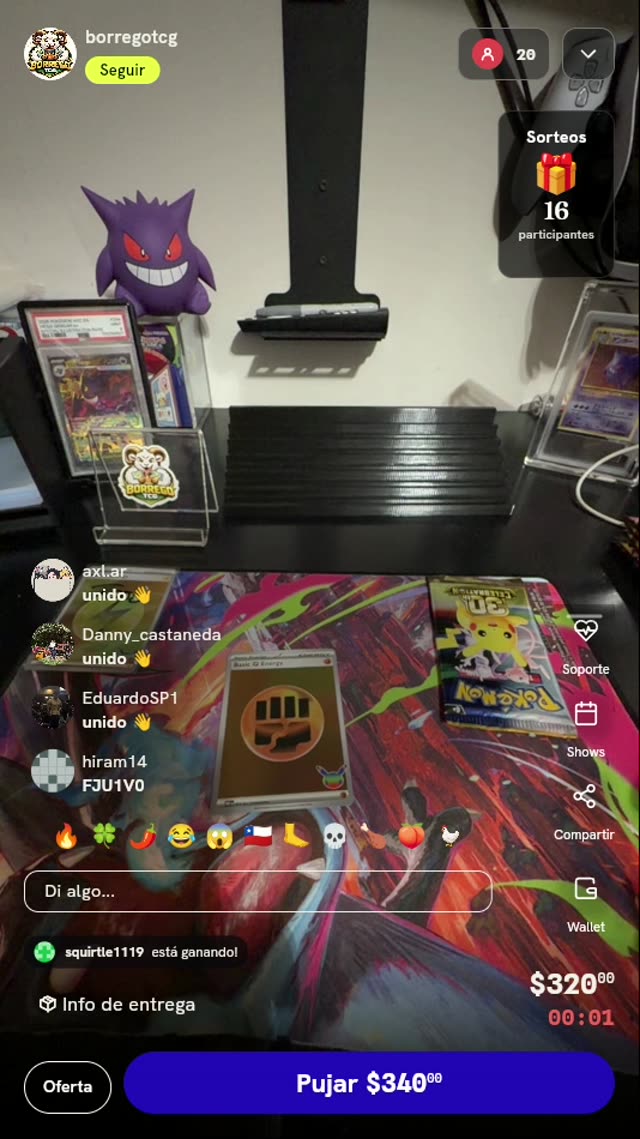 Carta Pokémon Energía Lucha Básica
