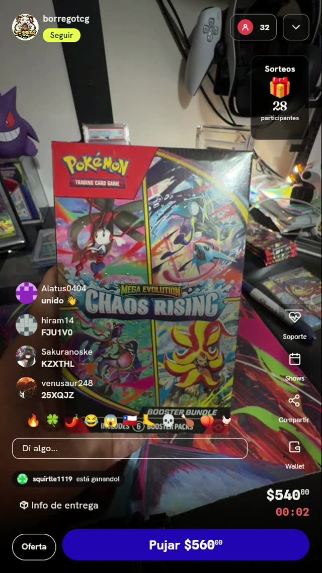 Booster Bundle Pokémon Chaos Rising