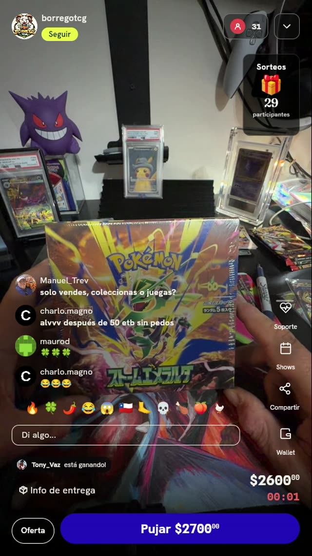 Booster Box Pokémon Storm Emerald Japonesa