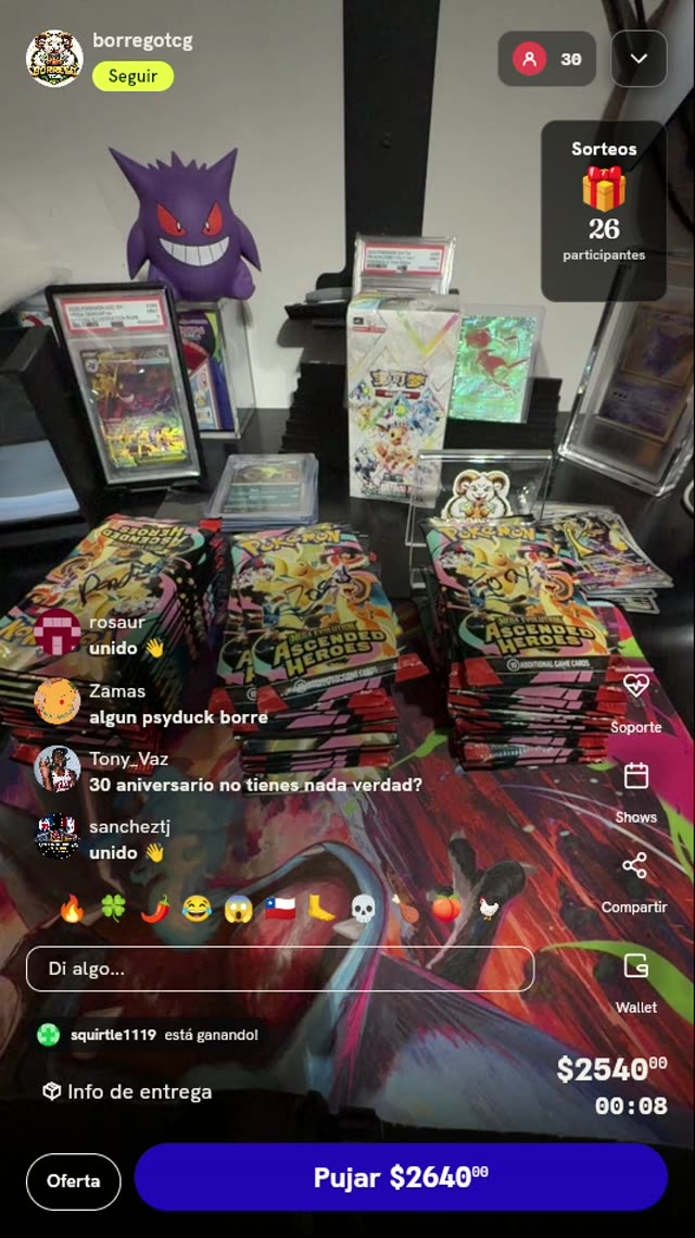 Sobres Pokémon Mega Evolution Ascended Heroes