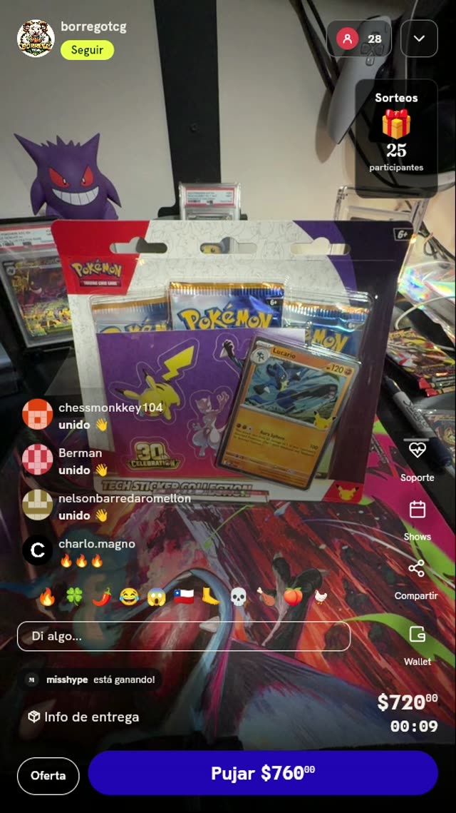 Colección Tech Sticker Lucario Pokémon