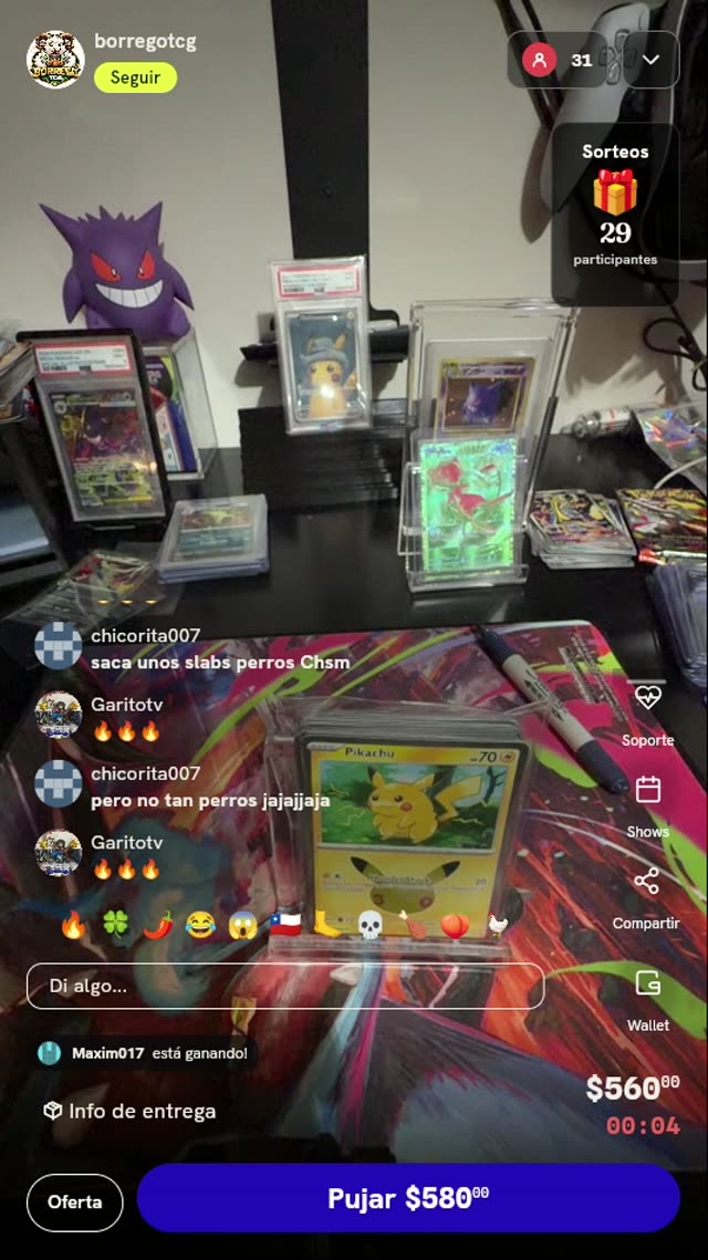 Lote de Cartas Pokémon con Pikachu Promo