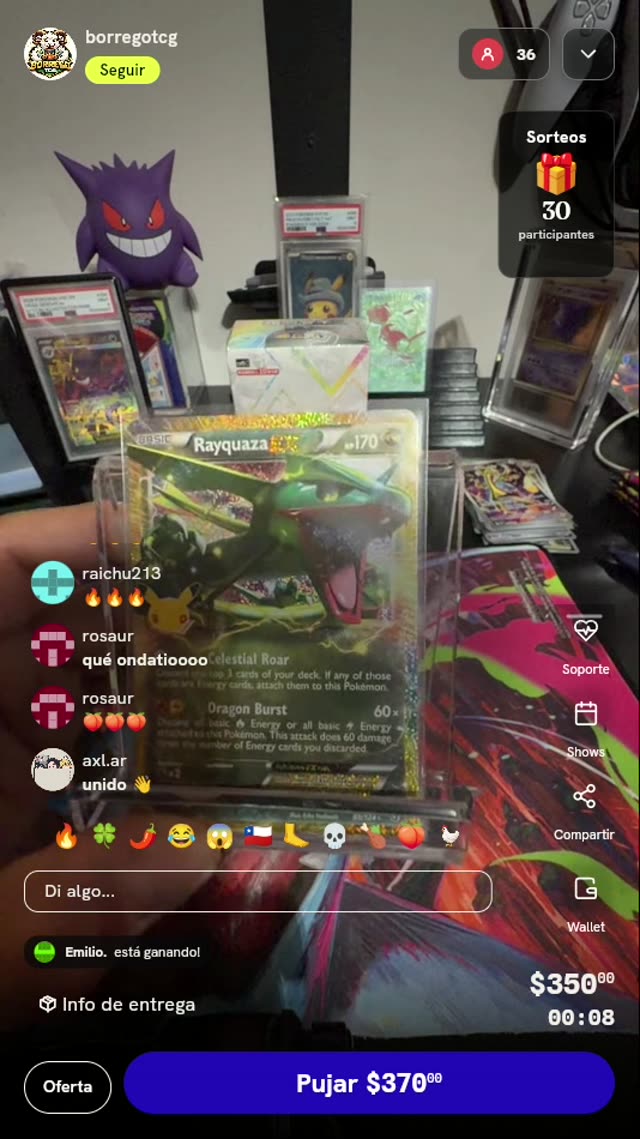 Carta Pokémon Rayquaza EX Celebrations