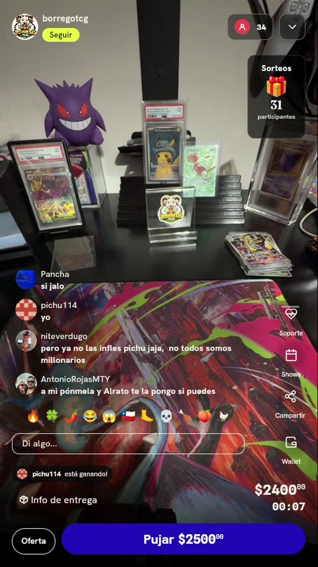 Carta Pokémon Pikachu Van Gogh PSA