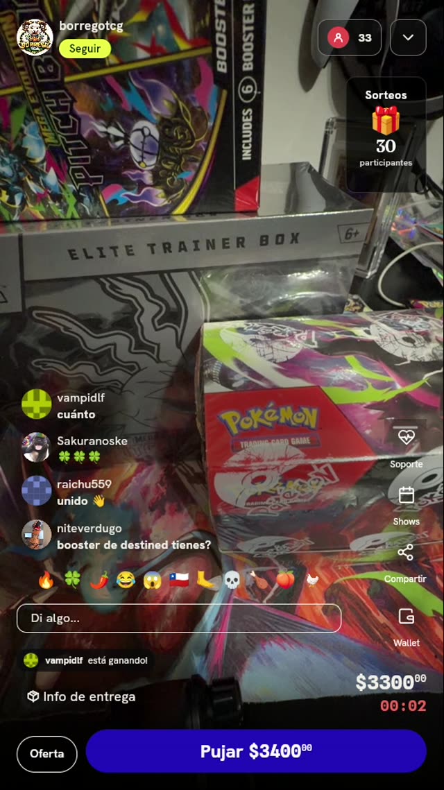 Lote Pokémon TCG Pitch Black