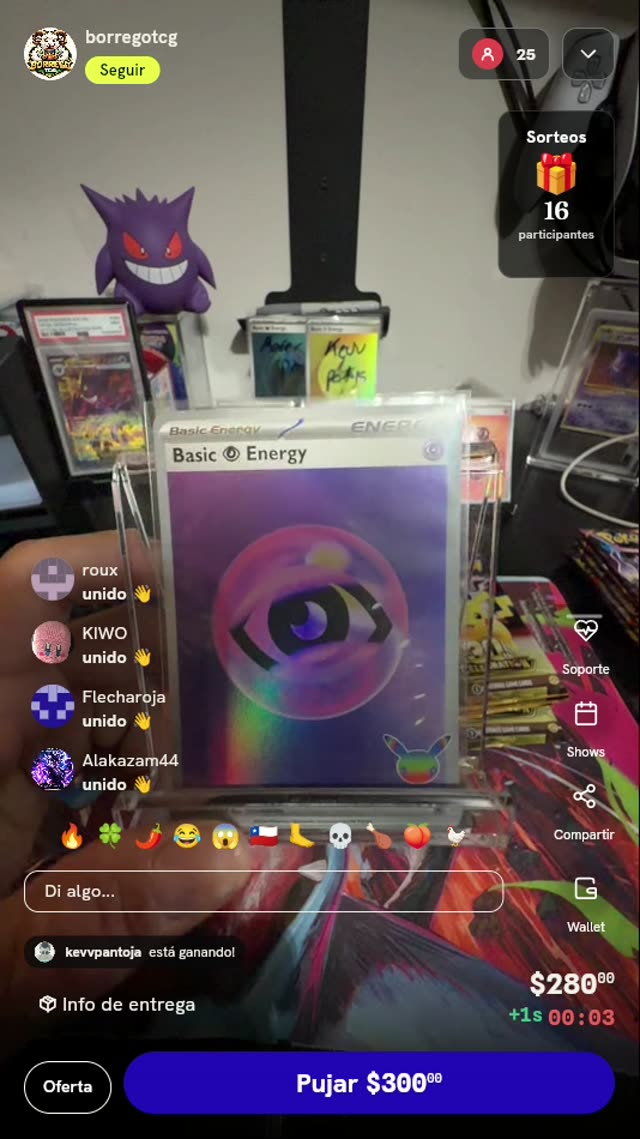 Energía Psíquica Holo Pokémon 25 Aniversario