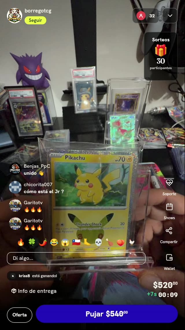 Carta Pokémon Pikachu 25 Aniversario